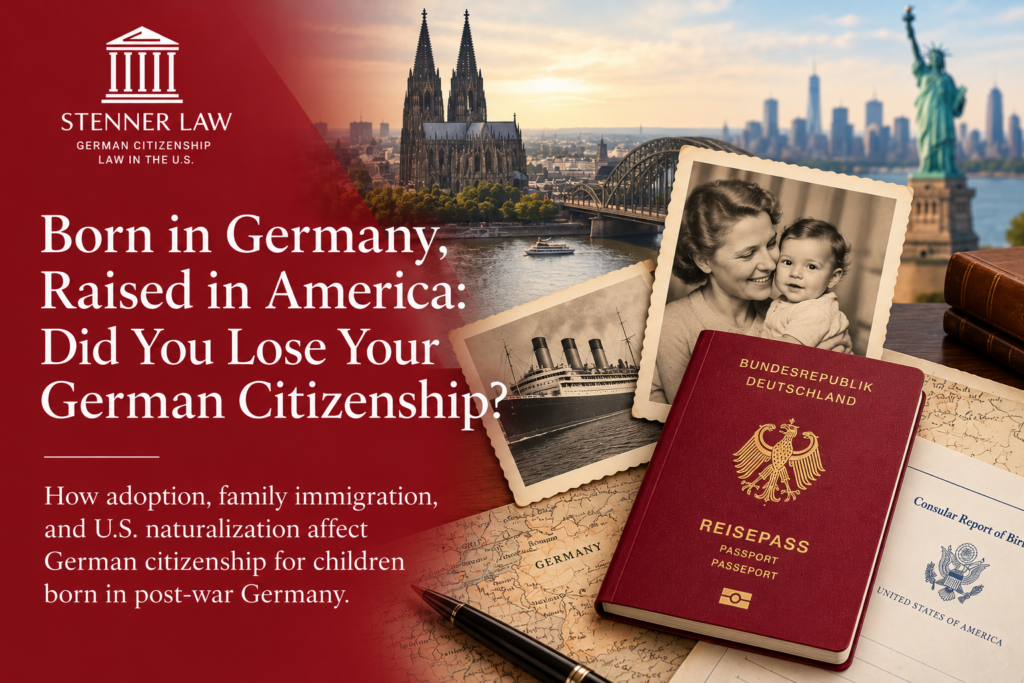 Born in Germany, Raised in America: Did You Lose Your German Citizenship?